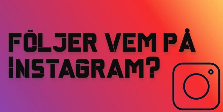 Kan inte se listan med konton jag följer på Instagram