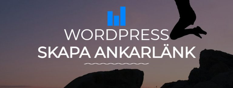 Skapa Ankarlänkar (jumplinks) i WordPress
